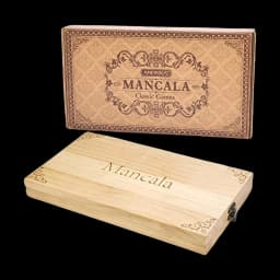 AMEROUS Upgraded Wooden Mancala (Folding Board + Glass Stones) - top pick in Heritage & World Games